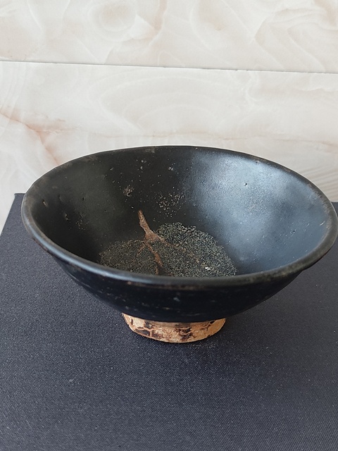 古玩陶瓷吉州窯木葉盞拍賣,當前價格68000元