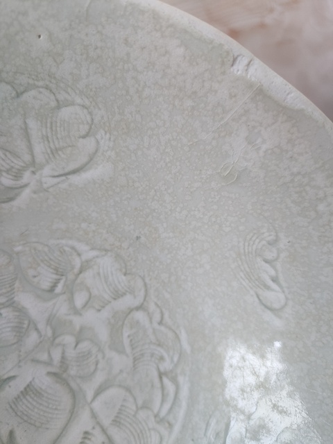 古玩陶瓷湖田窯牡丹紋碗拍賣，當前價格1800元