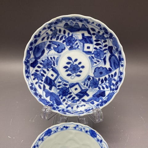 古玩陶瓷青花杯盤真品鑒賞圖