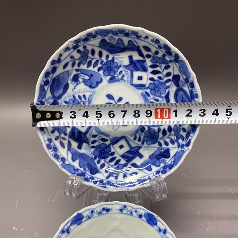 古玩陶瓷青花杯盤真品鑒賞圖