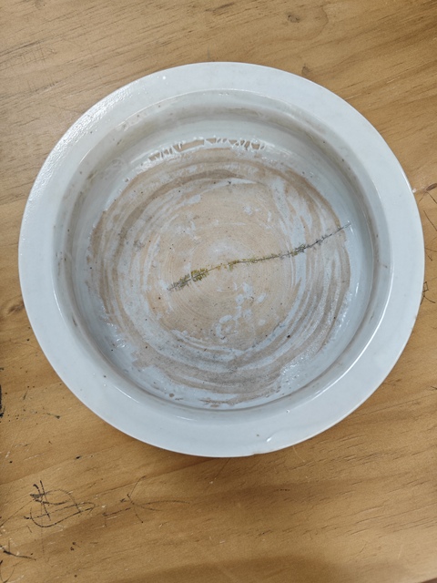 古玩陶瓷德化窯青花山水紋三足香爐真品鑒賞圖