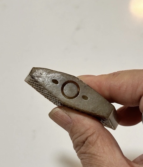 古玩玉器做舊仿漢代“玉劍具”真品鑒賞圖