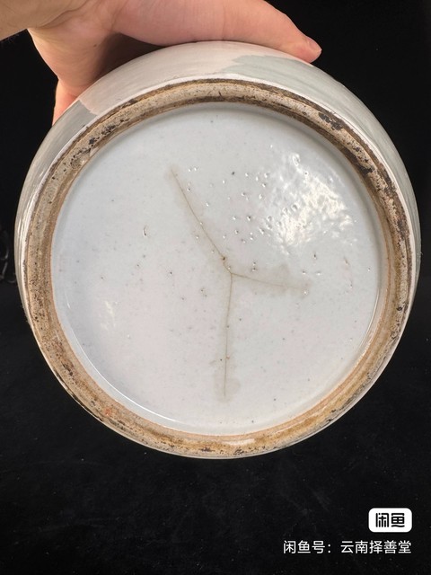 古玩陶瓷仕女紋冬瓜罐真品鑒賞圖