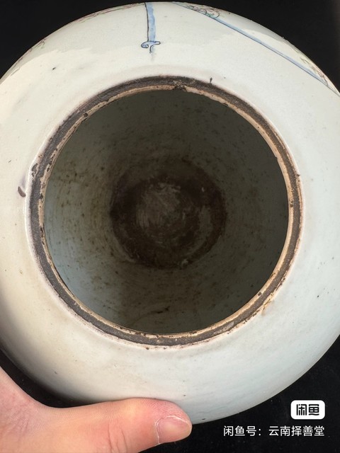 古玩陶瓷仕女紋冬瓜罐真品鑒賞圖