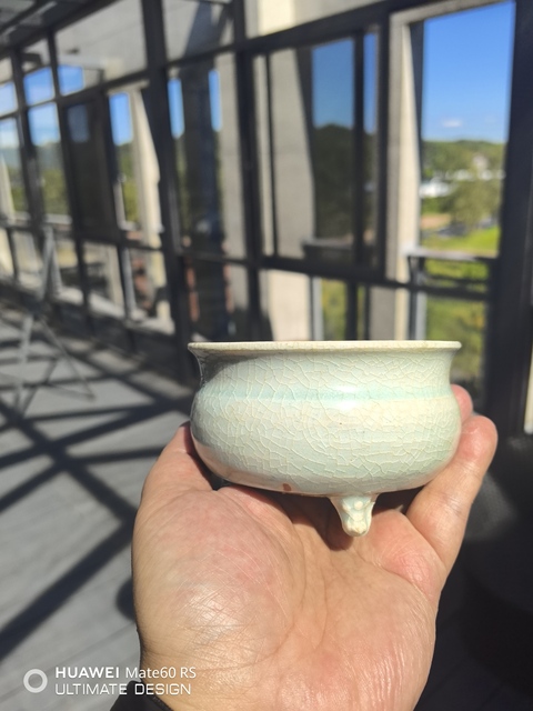 古玩陶瓷影青香爐真品鑒賞圖