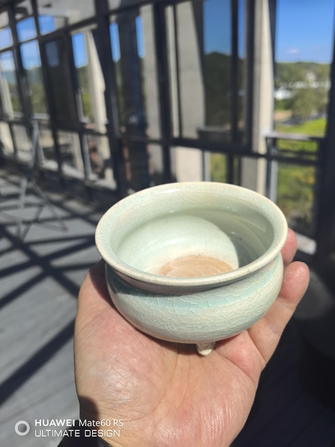 古玩陶瓷影青香爐真品鑒賞圖