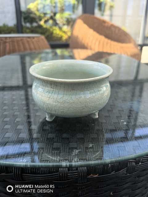 古玩陶瓷影青香爐真品鑒賞圖