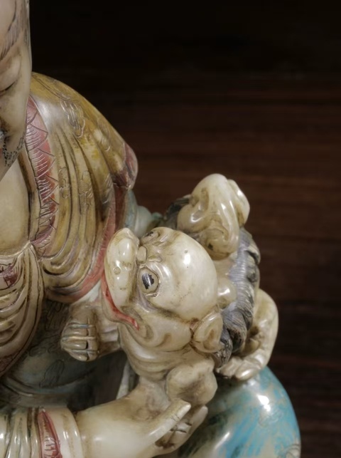 古玩雜項人物擺件真品鑒賞圖