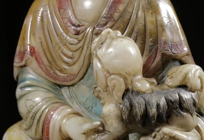 古玩雜項人物擺件真品鑒賞圖