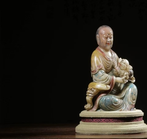 古玩雜項人物擺件真品鑒賞圖