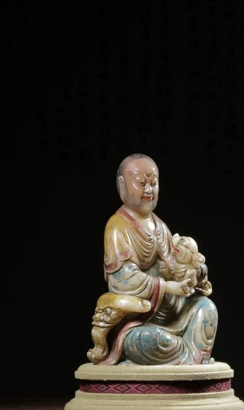 古玩雜項人物擺件真品鑒賞圖