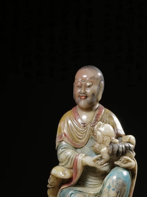 古玩雜項人物擺件真品鑒賞圖
