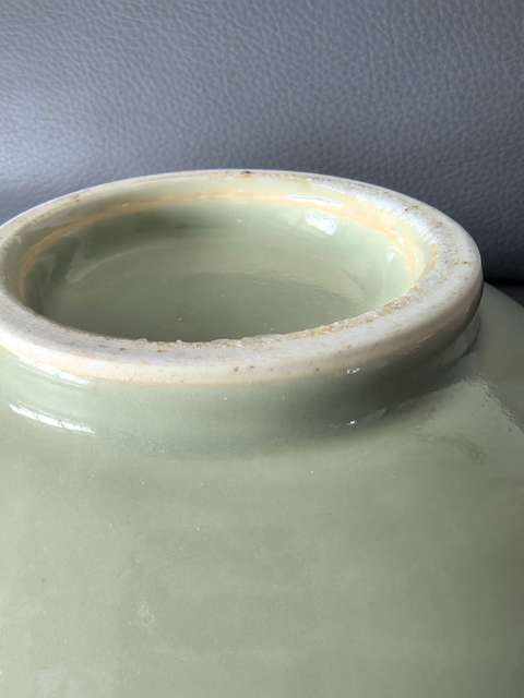 古玩陶瓷青釉暗刻云龍紋大碗拍賣，當前價格5500元