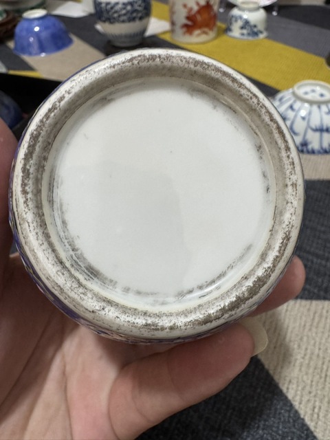 古玩陶瓷咸豐五彩人物故事紋葫蘆瓶真品鑒賞圖