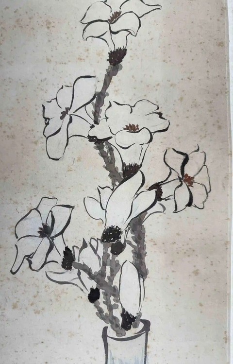 古玩字畫任薰款真品鑒賞圖
