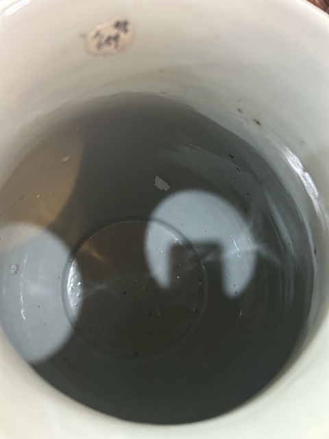古玩陶瓷清晚期粉彩百鹿尊真品鑒賞圖