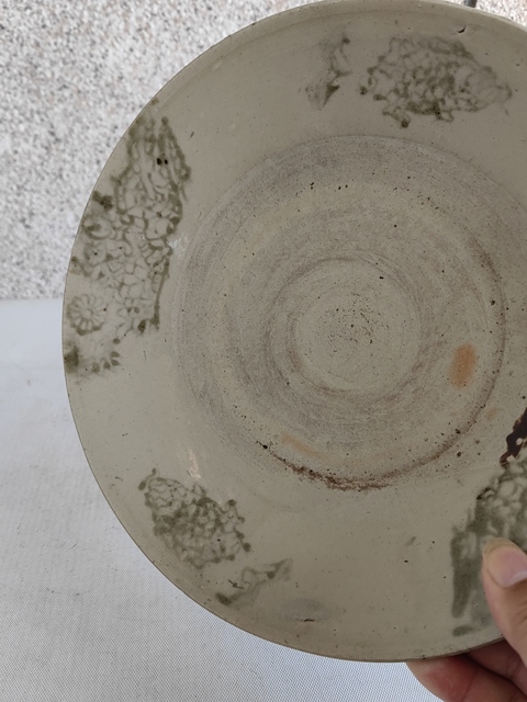 古玩陶瓷青花魚化龍紋盤拍賣,當前價格680元