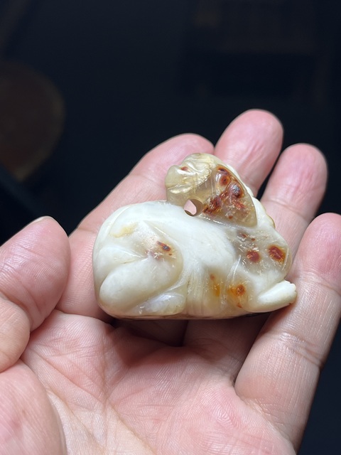古玩玉器瑞獸真品鑒賞圖