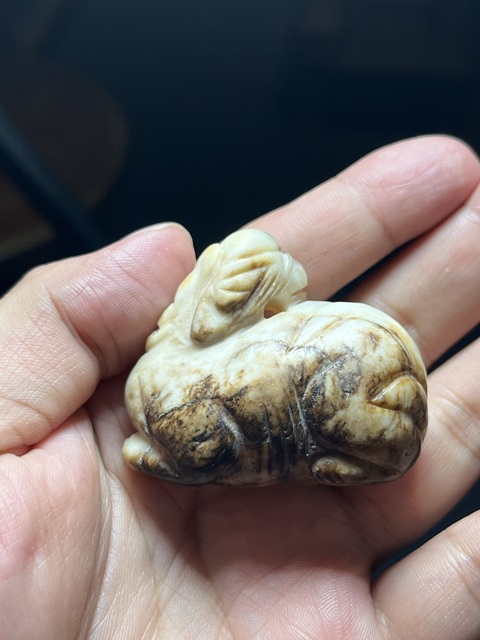 古玩玉器瑞獸真品鑒賞圖
