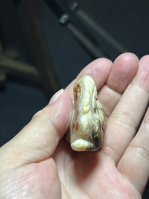 古玩玉器瑞獸真品鑒賞圖