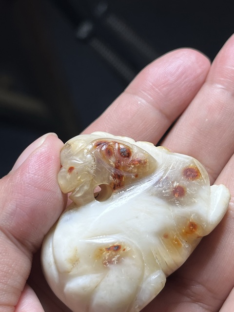 古玩玉器瑞獸真品鑒賞圖