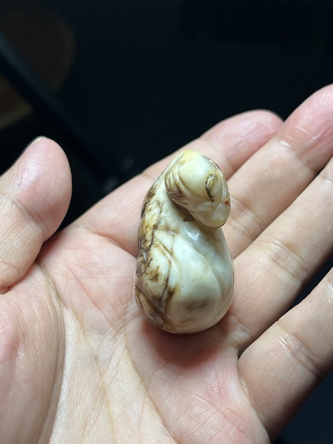 古玩玉器瑞獸真品鑒賞圖