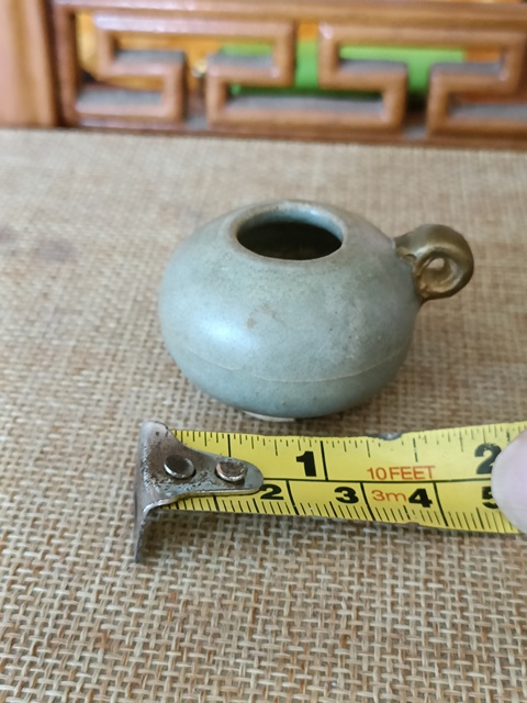 古玩陶瓷南宋精品龍泉官青瓷鳥食罐拍賣，當(dāng)前價(jià)格5980元