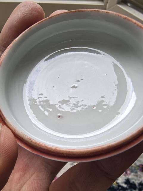 古玩陶瓷青花印泥盒真品鑒賞圖