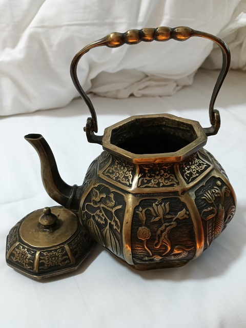 古玩銅器銅壺真品鑒賞圖