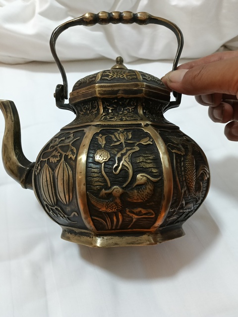 古玩銅器銅壺真品鑒賞圖