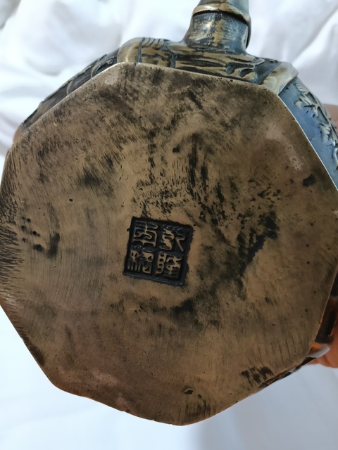 古玩銅器銅壺真品鑒賞圖