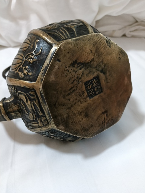 古玩銅器銅壺真品鑒賞圖
