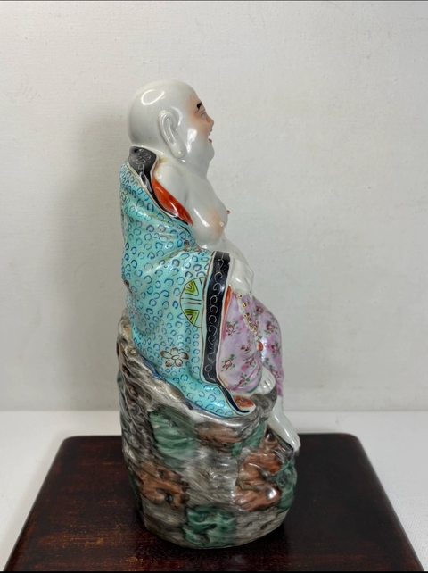 古玩陶瓷彌勒佛塑像真品鑒賞圖