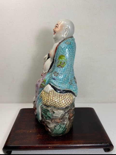古玩陶瓷彌勒佛塑像真品鑒賞圖