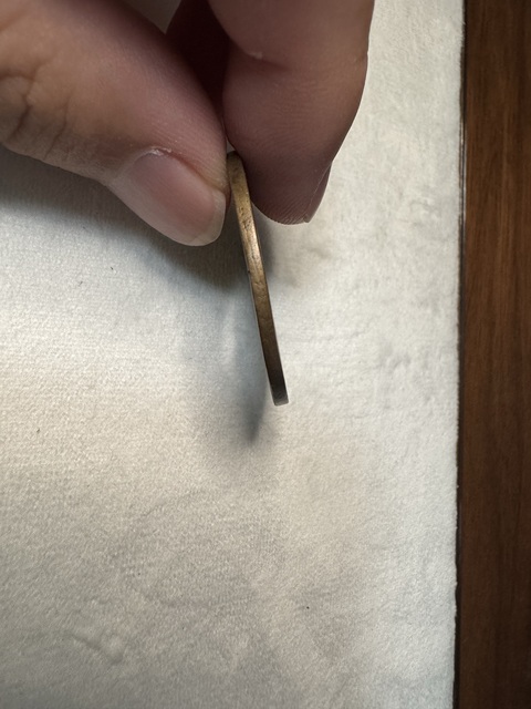 古玩錢幣崇寧通寶折十真品鑒賞圖