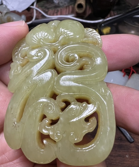 古玩玉器和田玉佩真品鑒賞圖