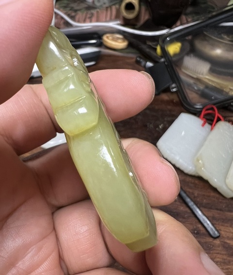 古玩玉器和田玉佩真品鑒賞圖