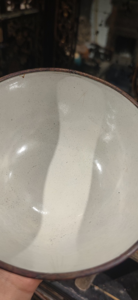 古玩陶瓷銅胎畫琺瑯飛黃騰達(dá)圖茶碗真品鑒賞圖