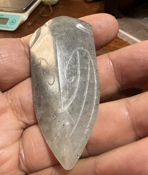 古玩玉器仿古玉蟬真品鑒賞圖