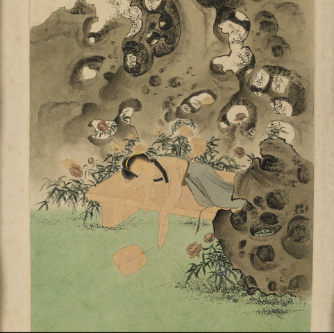 古玩字畫陳少梅款人物四屏真品鑒賞圖