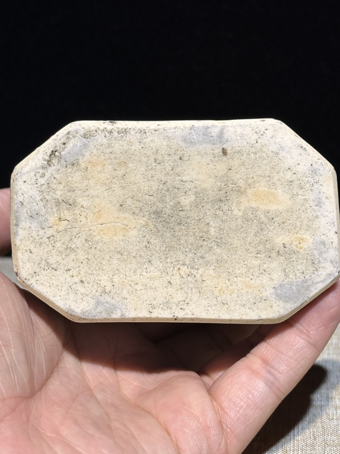 古玩陶瓷青花洞石花卉紋茶葉罐真品鑒賞圖