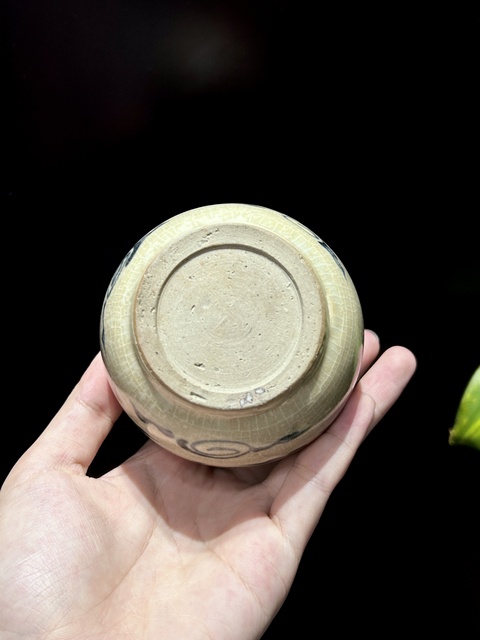 古玩陶瓷青花花卉紋水盂拍賣,當(dāng)前價(jià)格1000元