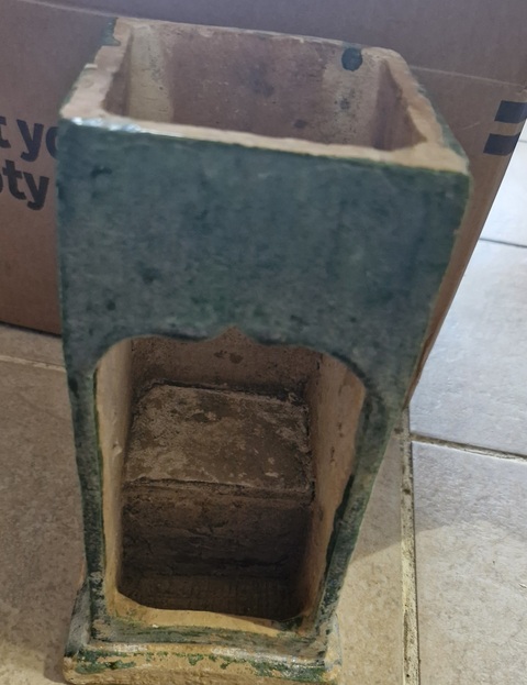 古玩陶瓷明代山西一帶窯口三彩真品鑒賞圖