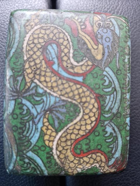 古玩雜項景泰藍蓋盒真品鑒賞圖