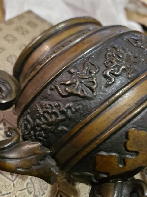 古玩銅器鼎式熏爐真品鑒賞圖