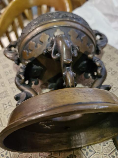 古玩銅器鼎式熏爐真品鑒賞圖