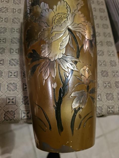 古玩銅器銅瓶真品鑒賞圖