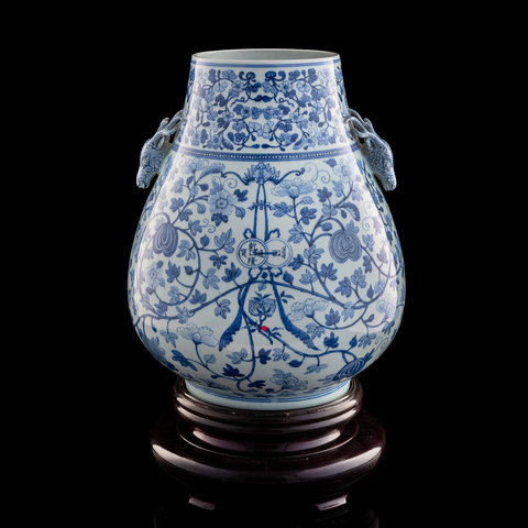 古玩陶瓷鹿頭尊真品鑒賞圖