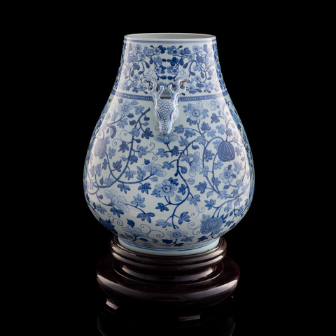 古玩陶瓷鹿頭尊真品鑒賞圖
