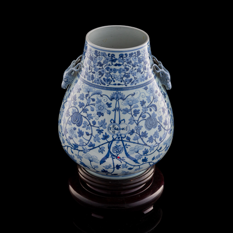 古玩陶瓷鹿頭尊真品鑒賞圖